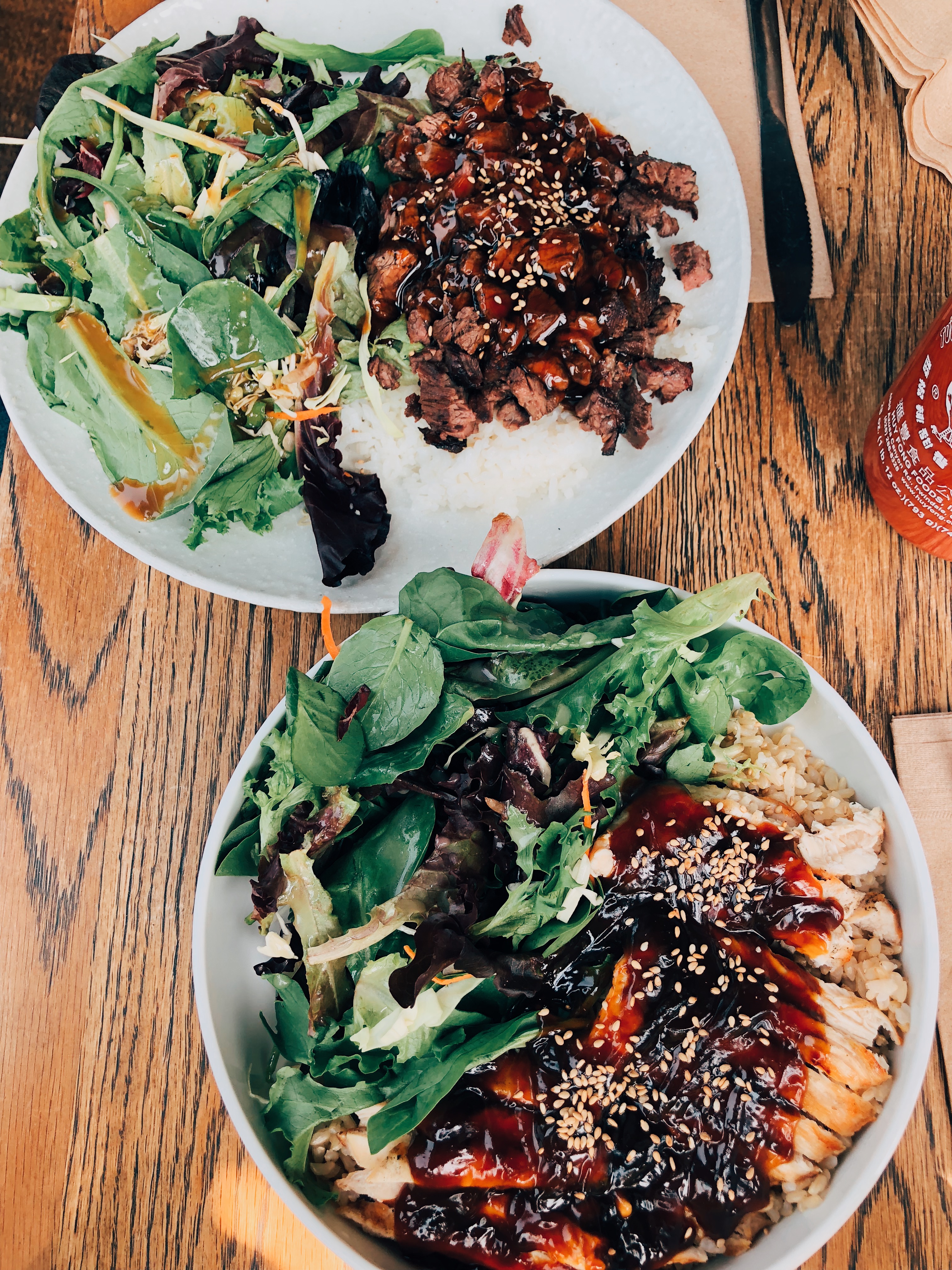Chicken Teriyaki and Rice Bowl