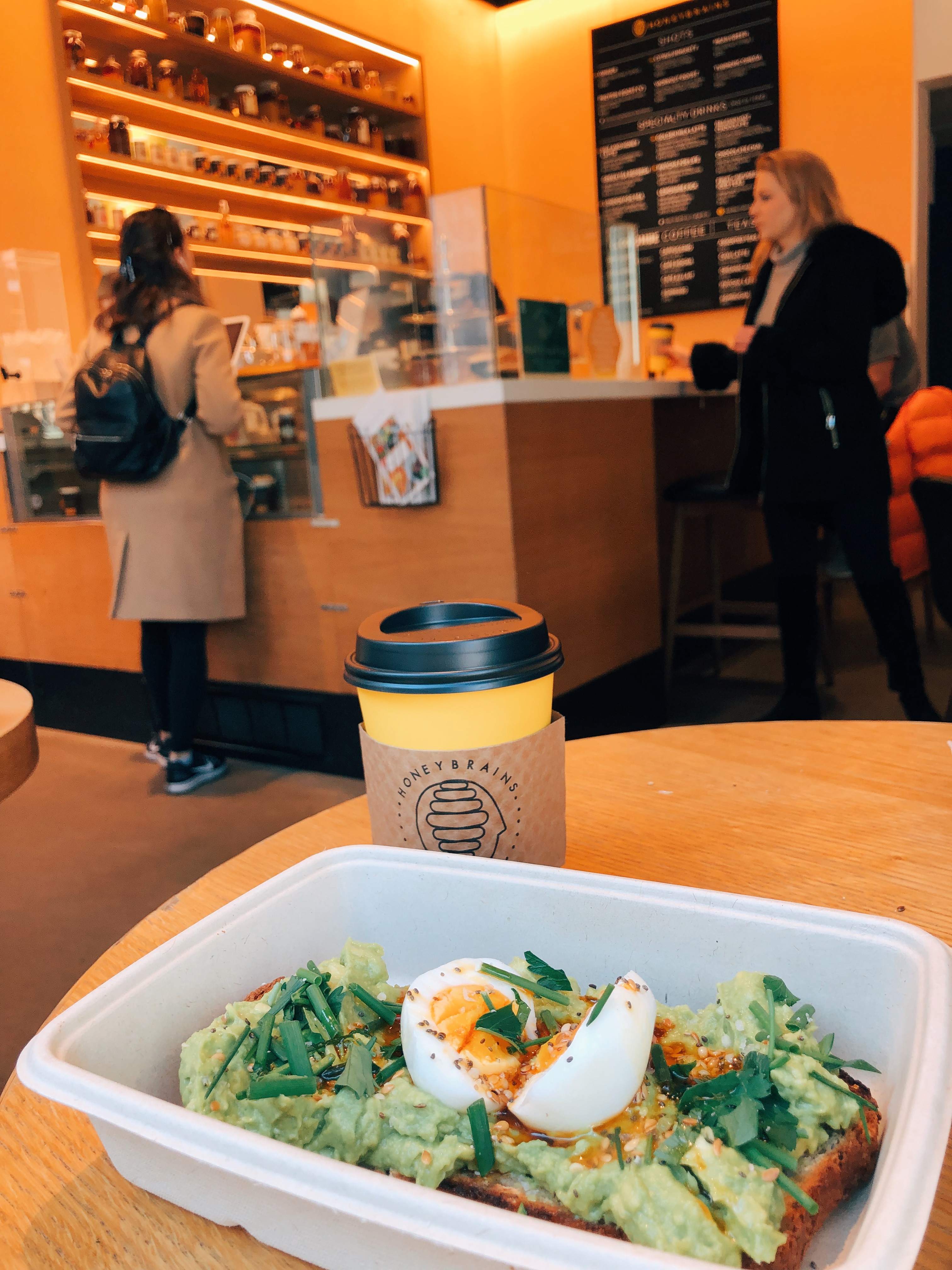 avocado toast and boiled egg